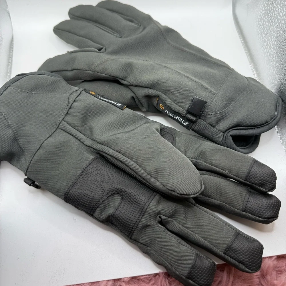 Manzella Gray Insulated Gloves